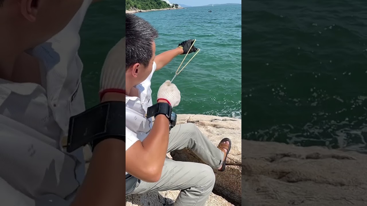 Este chico tiene una forma de pescar incre&iacute;ble 👏