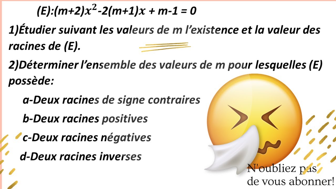Equation paramétrique