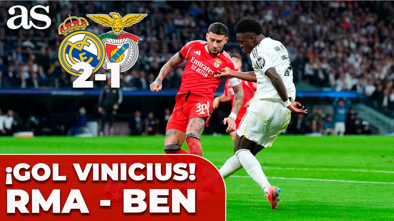&iexcl;Gol de VINICIUS para sentenciar! REAL MADRID 2 - BENFICA 1 | Rub&eacute;n Mart&iacute;n
