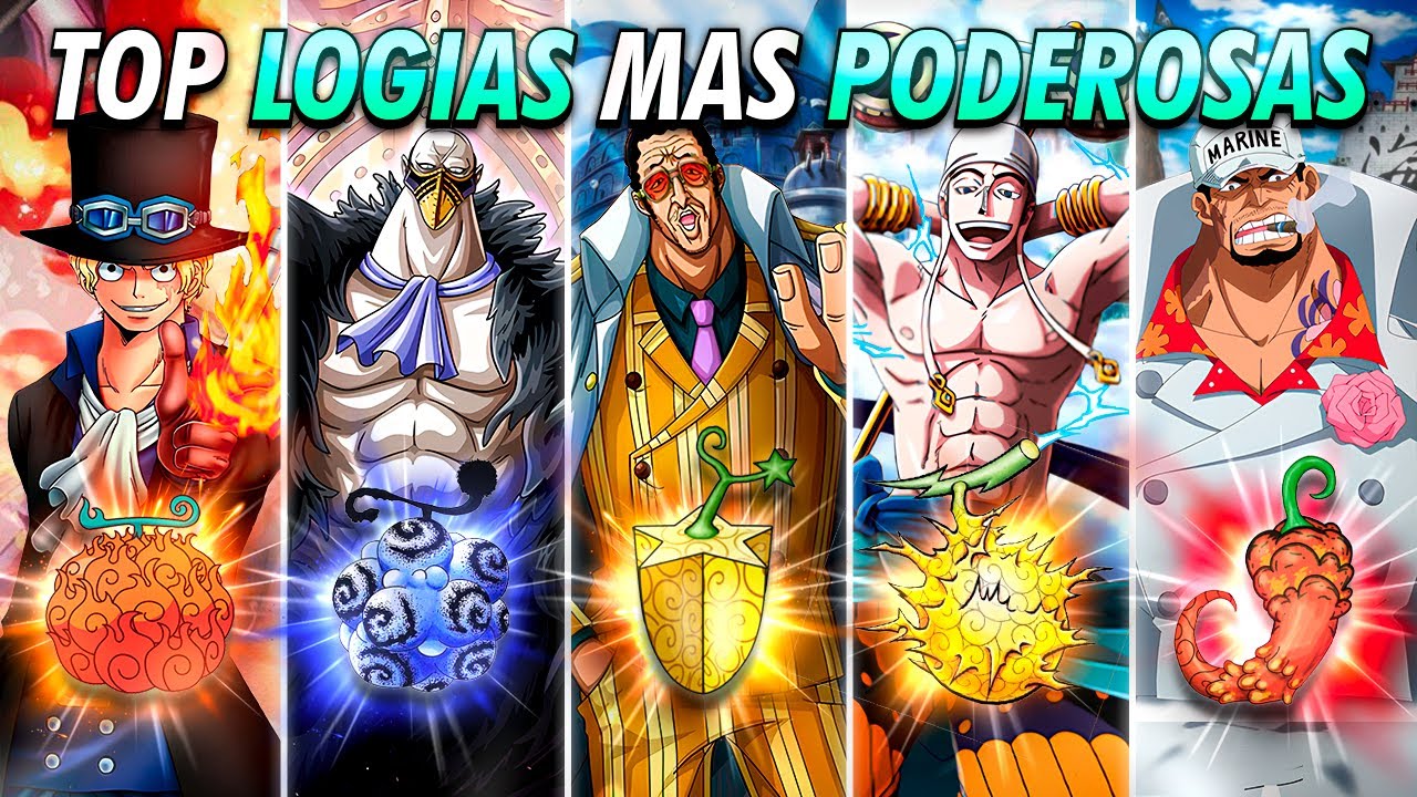 Las 14 LOGIAS más PODEROSAS de ONE PIECE (AKUMA NO MI)
