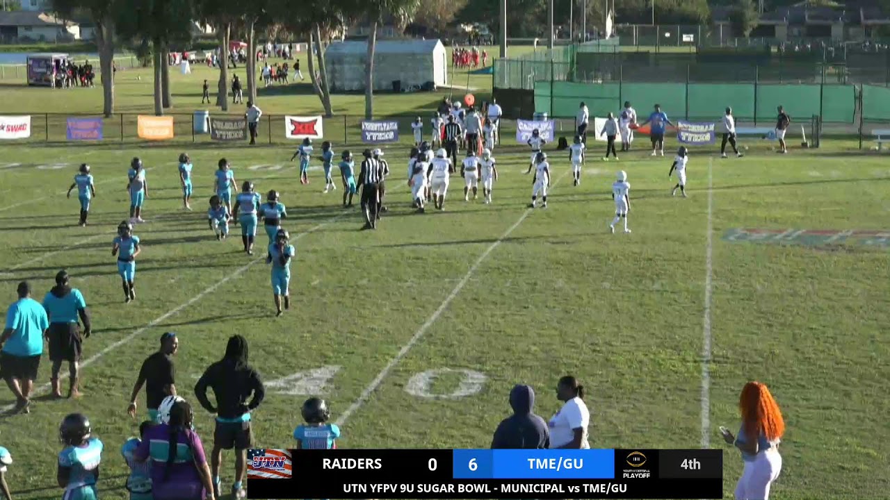 UTN YFPV 9U SUGAR BOWL - MUNICIPAL VS TME/GU