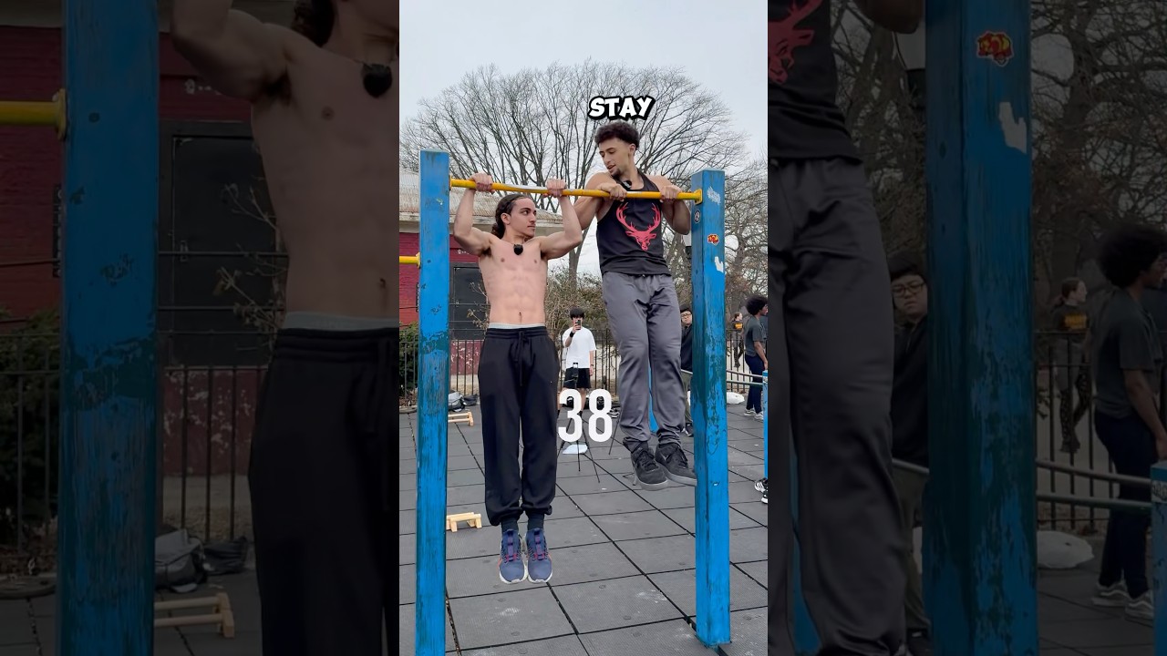The slowest muscle-up wins $10,000💪🏽‼️