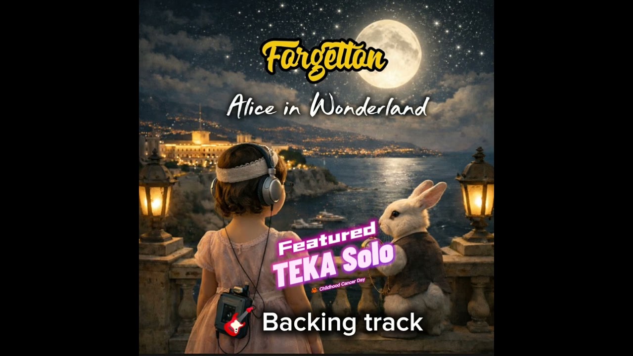 Alice in wonderland - Forgetton - (feat TEKA guitar Solo) - Backing track