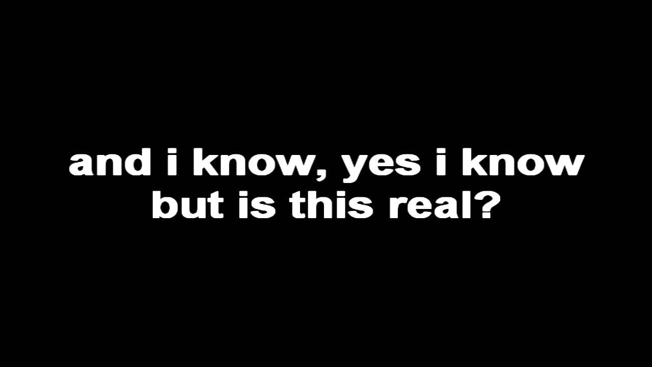 lisahall - is this real (lyrics)