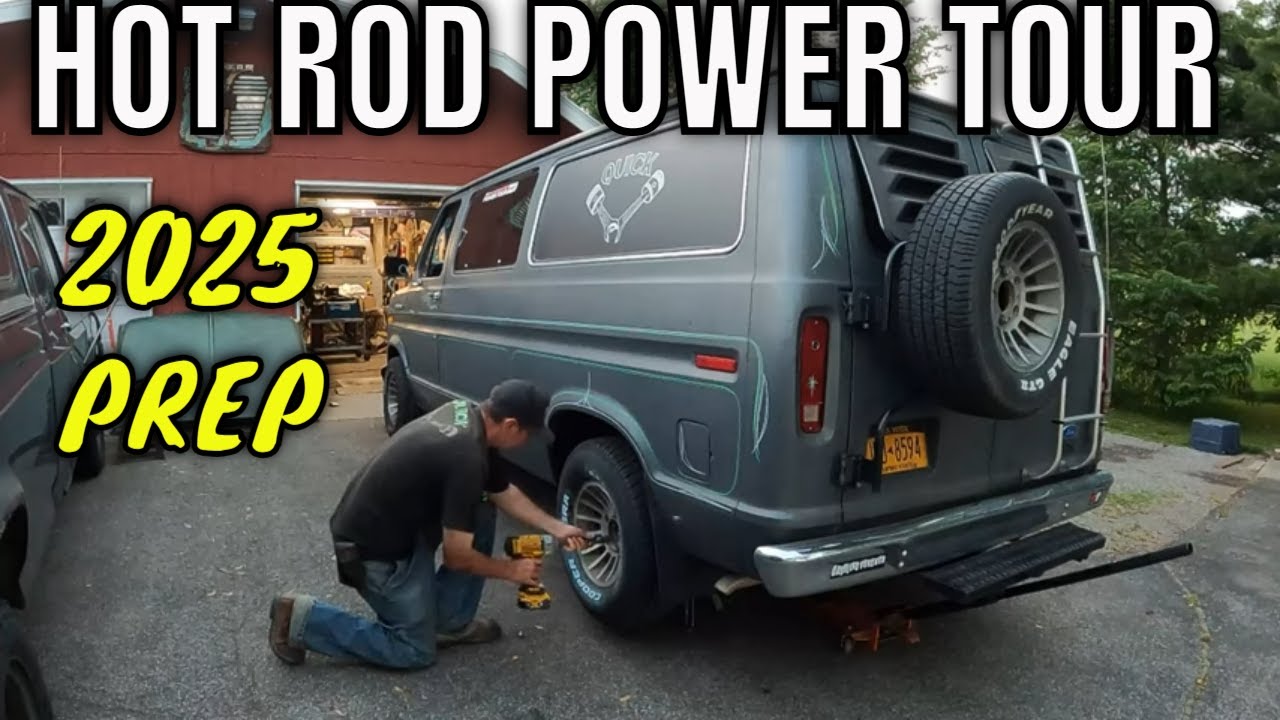 Getting my Ford Econoline Boogie Van Prepped for Hot Rod Power Tour