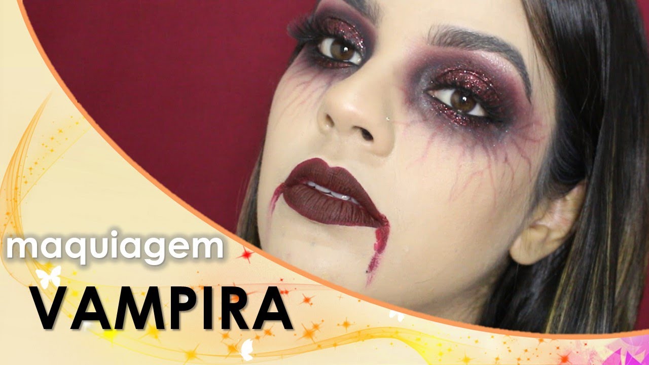 maquiagem VAMPIRA por Indiara Porto