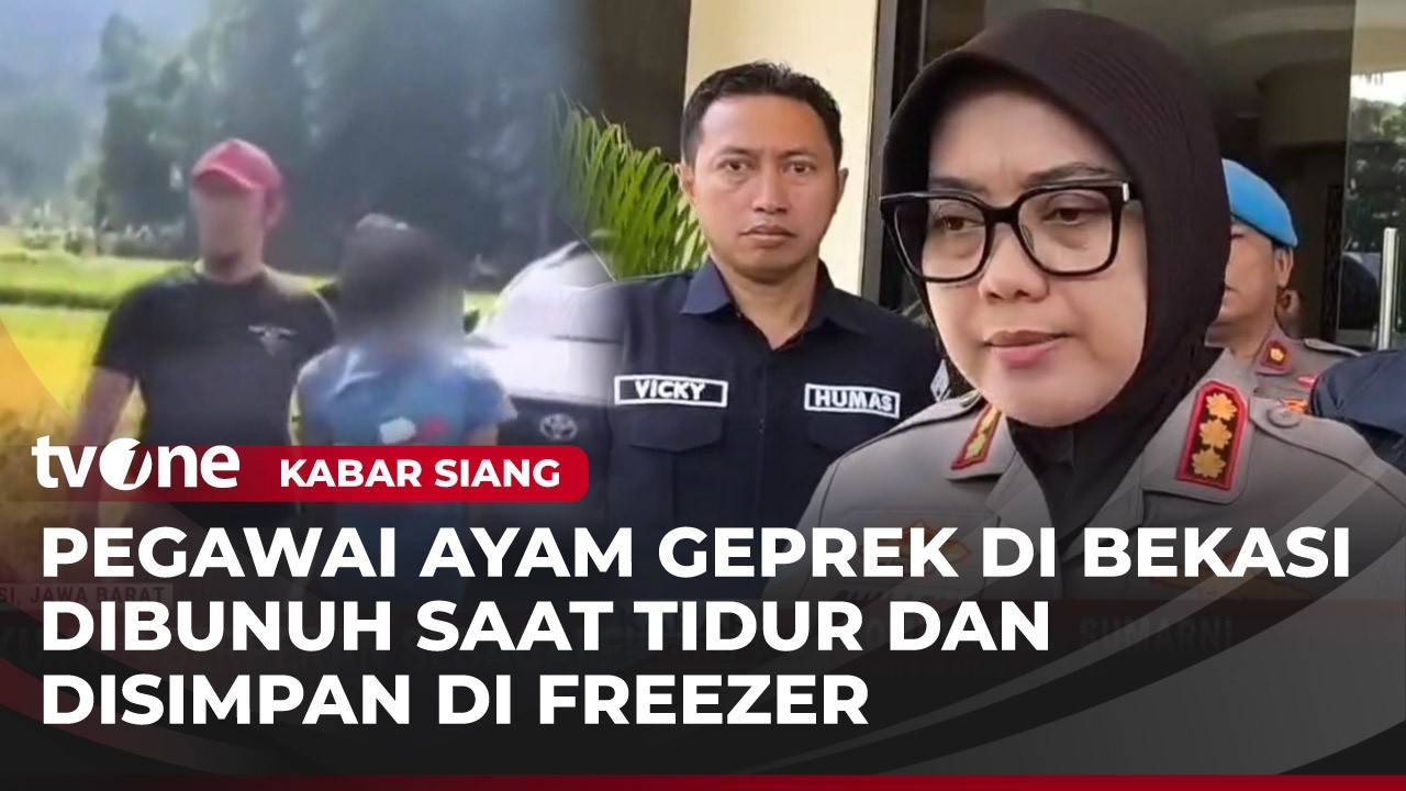 Pembunuhan dan Mutilasi Sadis Karyawan Ayam Geprek di Bekasi, Mayat Dimasukan ke Freezer!