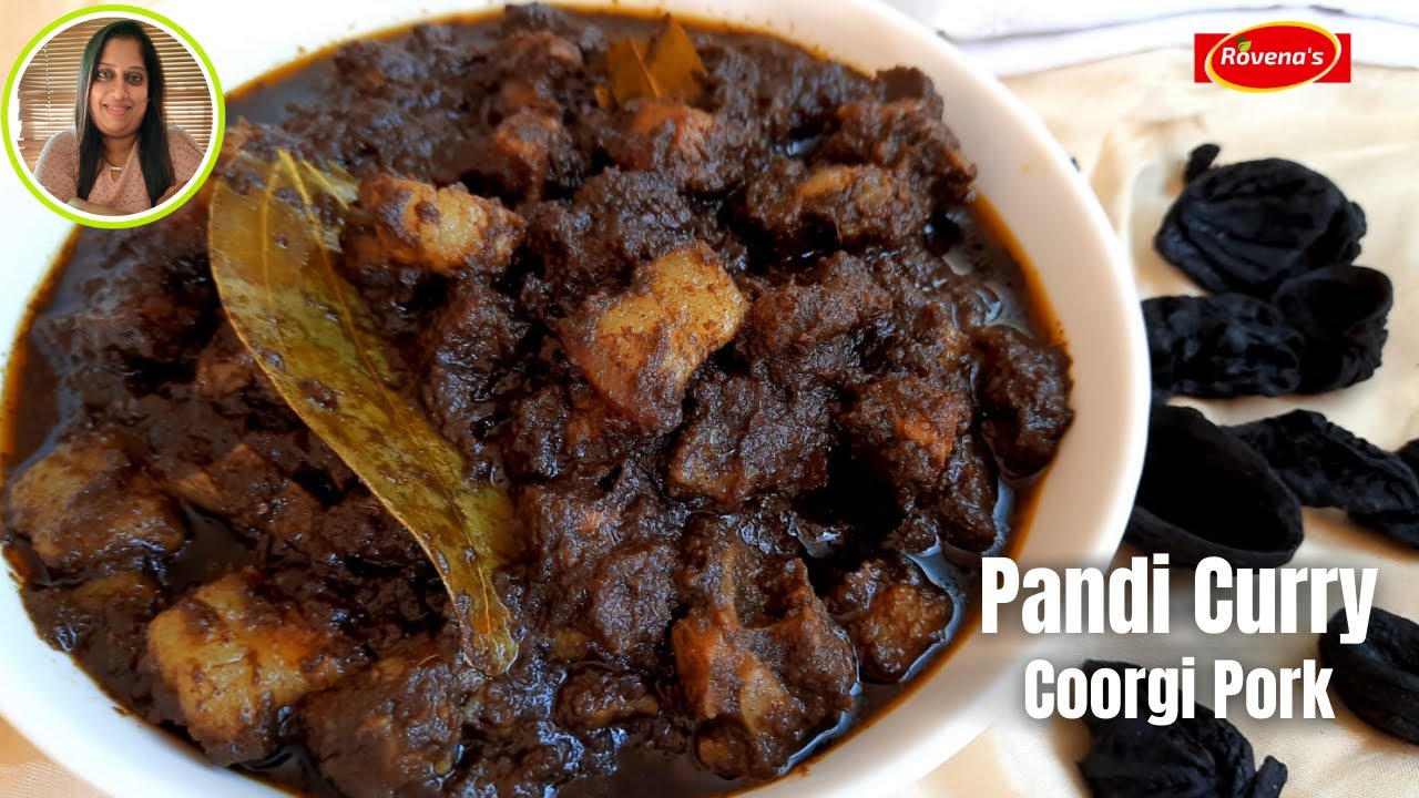 Authentic Tasty Pandi Curry Recipe | Coorgi Pork | Coorgi Style Pork Masala by Rovena