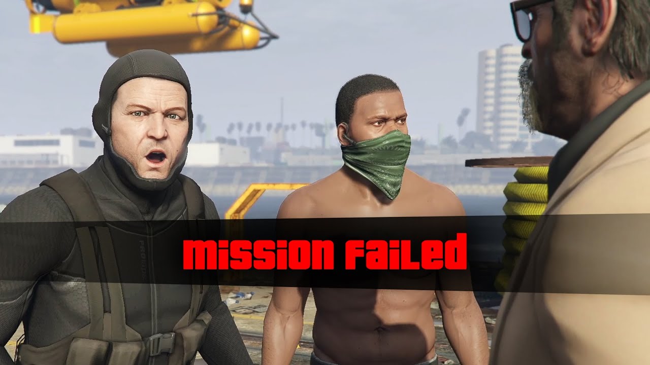 Mission Failed | The Merryweather Heist | GTA 5