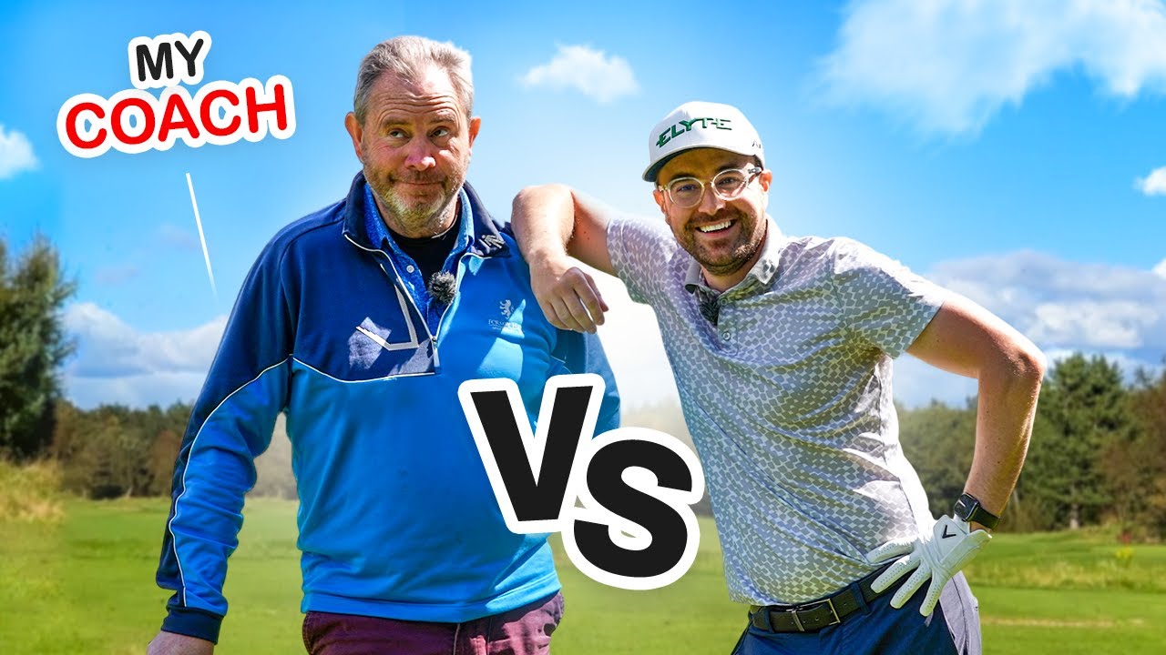 I challenged my coach to a scratch match