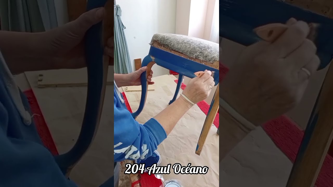 LOS CORTOS DE BB VINTAGE DECOR: Silla Renovada con Shabby Chalk Paint