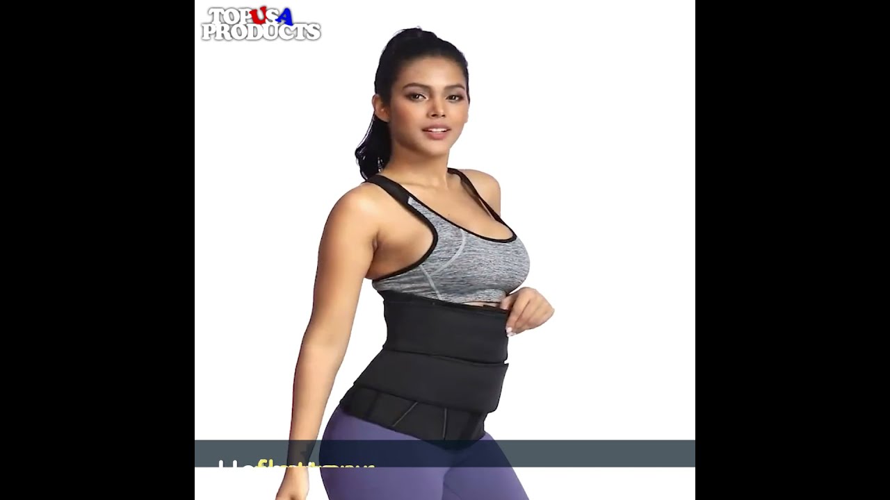 Waist Trainer - Neoprene Body Shaper Corset with Waist Clincher Belt
