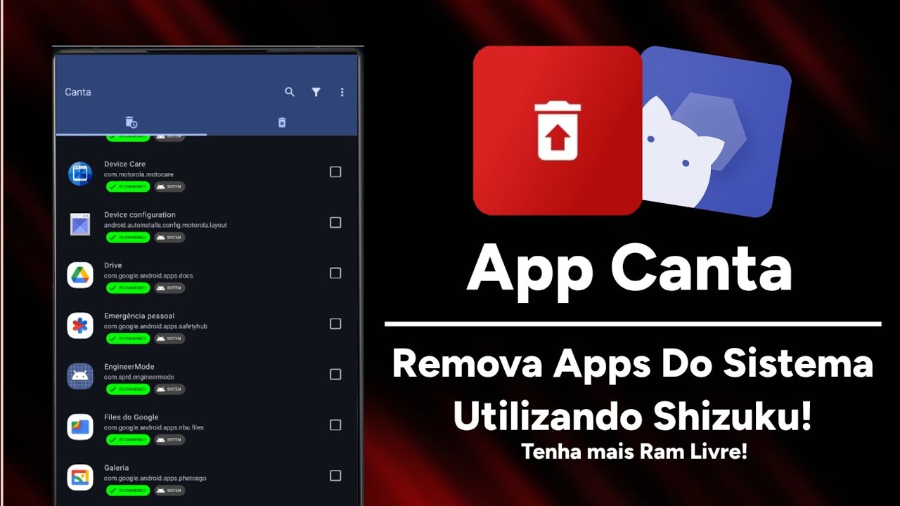 Como REMOVER Apps do SISTEMA e Ter Mais MEMÓRIA RAM Disponível! | Todos os Dispositivos