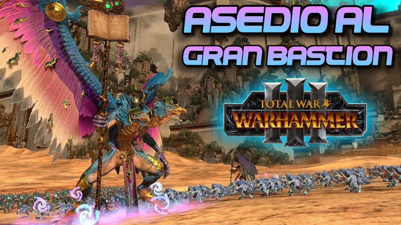 TZEENTCH vs CATHAY / Asedio al Gran Bastión. BATALLA CINEMÁTICA (Español) | Total War WARHAMMER III