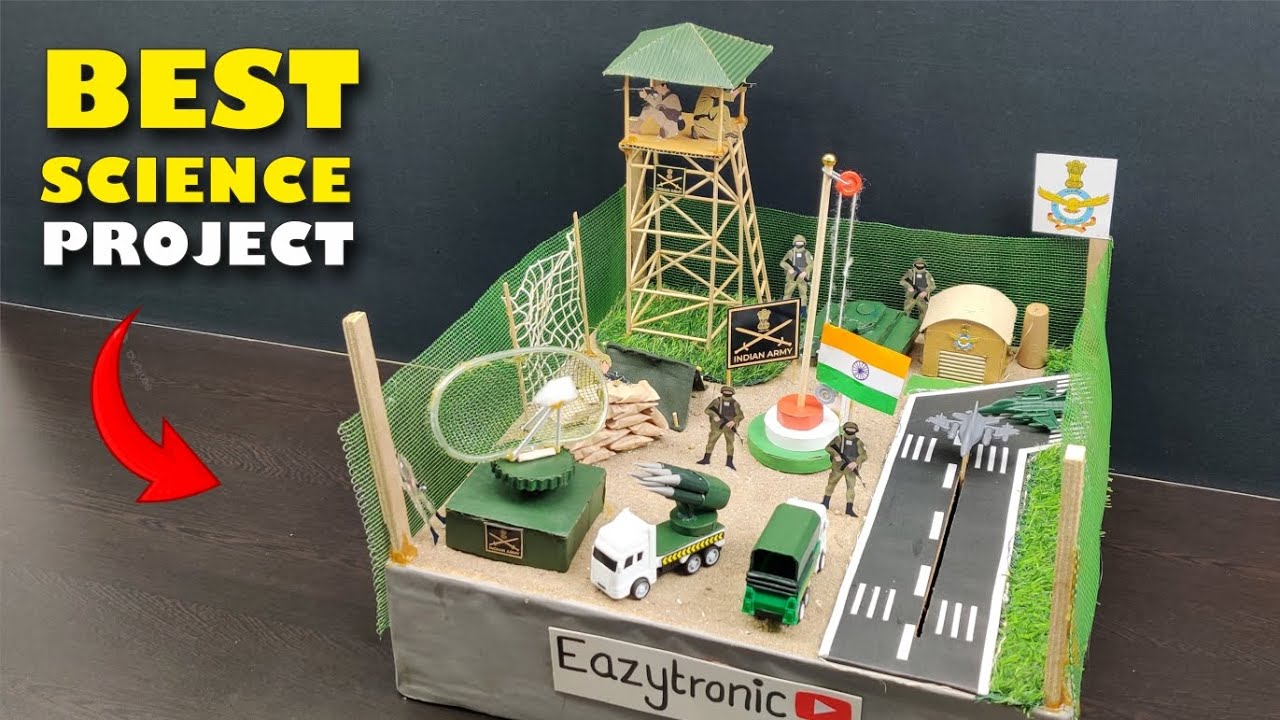Indian Army Working Model|| Army Model|| Inspire Award Project #sciencproject #science #indianarmy 