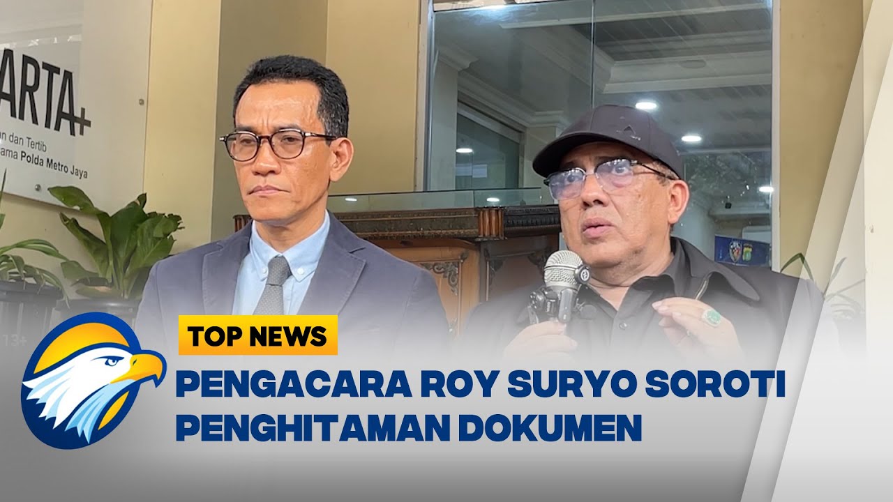 Roy Suryo Ajukan Permintaan Salinan 709 Dokumen Barang Bukti yang Dihitamkan - [Top News]