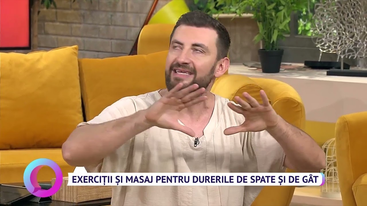 Exerciții și masaj pentru durerile de spate și de gât