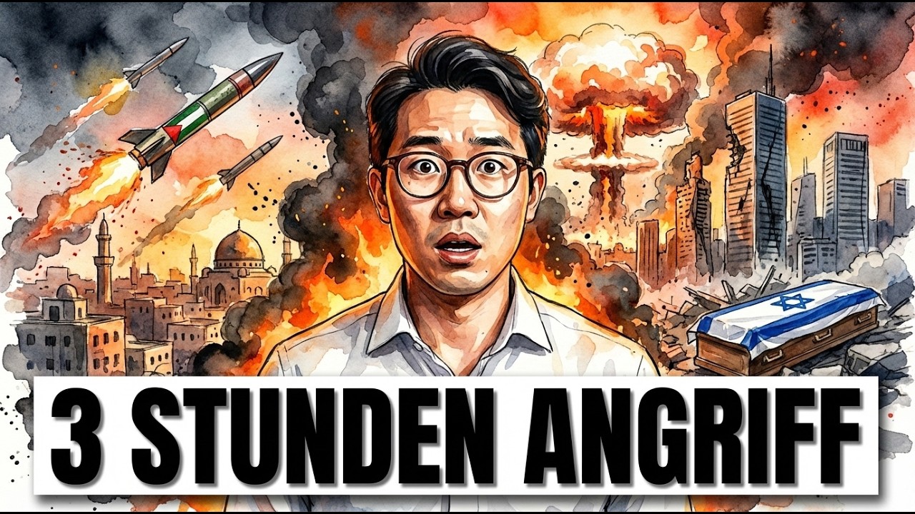 Iran griff Israel drei Stunden lang an. Beamte sagten, die Bedrohung sei zu 90 % beseitigt. ⚠️