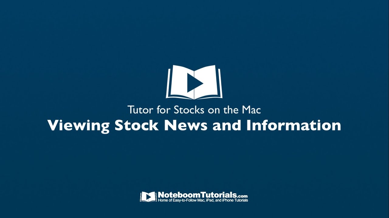 Просмотр новостей и информации об акциях в приложении &laquo;Акции&raquo; на Mac
