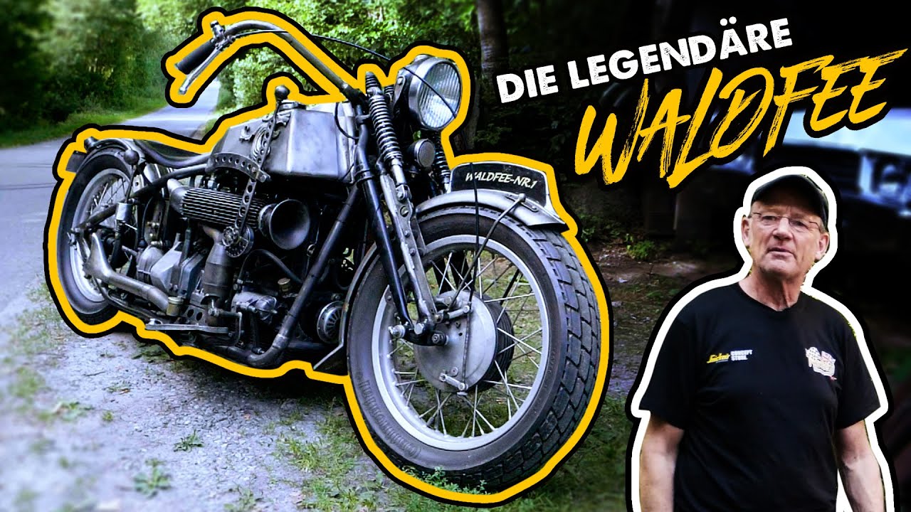 Die legend&auml;re Waldfee Nr. 1 | CUSTOMBIKE mit Automotor | Andi Feldmann