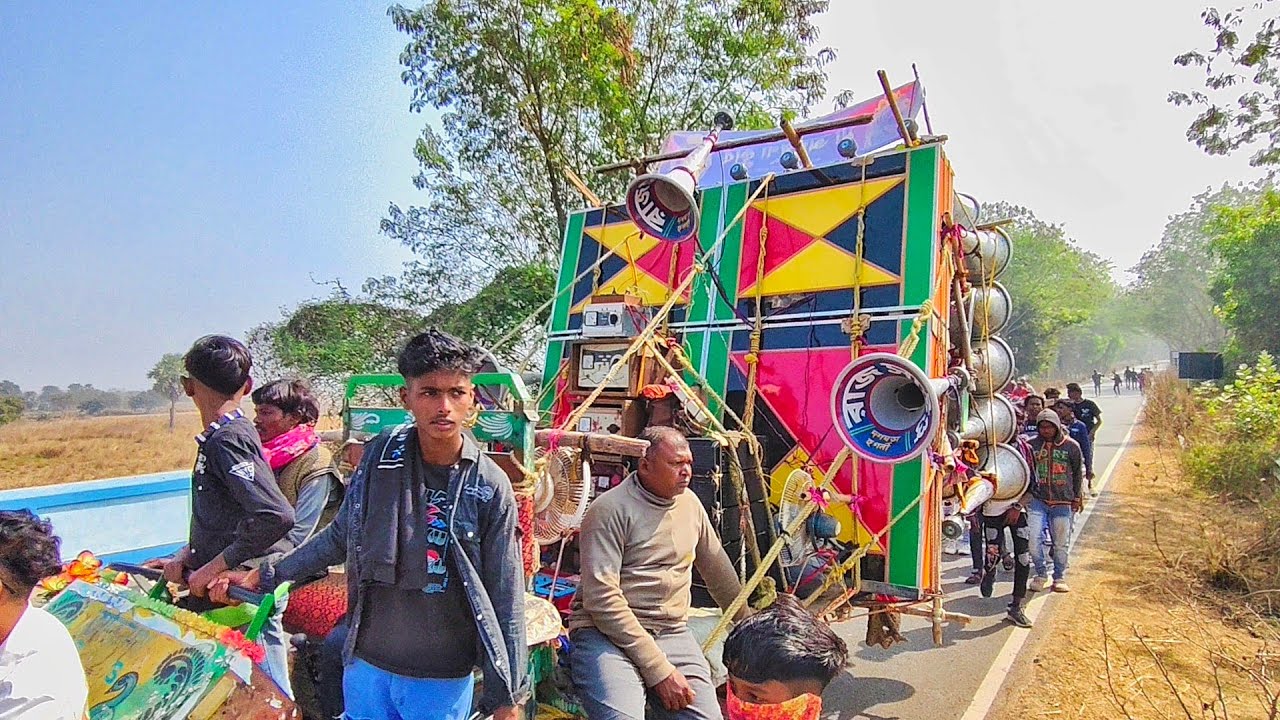 আজ কুরমুনে👉রাজ সাউন্ডের😎নতুন30 পজিশন করে পিকনিক ময়দানে ঢুকছে।। Raj Sound Roadshow Kurmun Picnic2026
