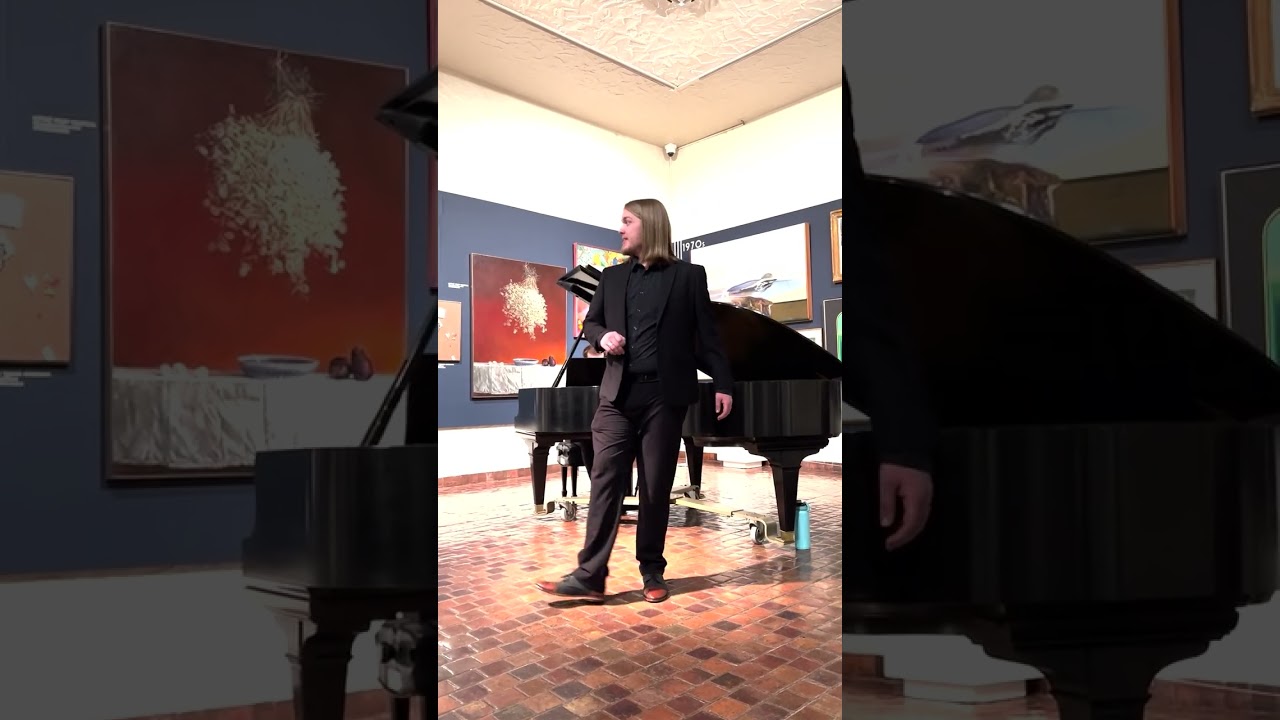 Jamen singing Le Bestiaire by Francis Poulenc   Junior Opera Recital 13November2024