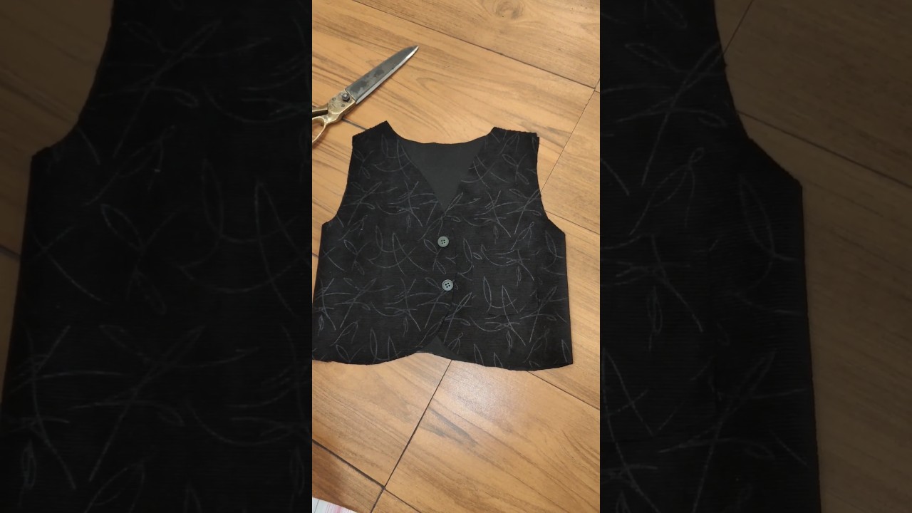 Waist coat || Sadri jacket cutting || @Navrang_boutique #viral #yshorts #shorts #boutique #sewing