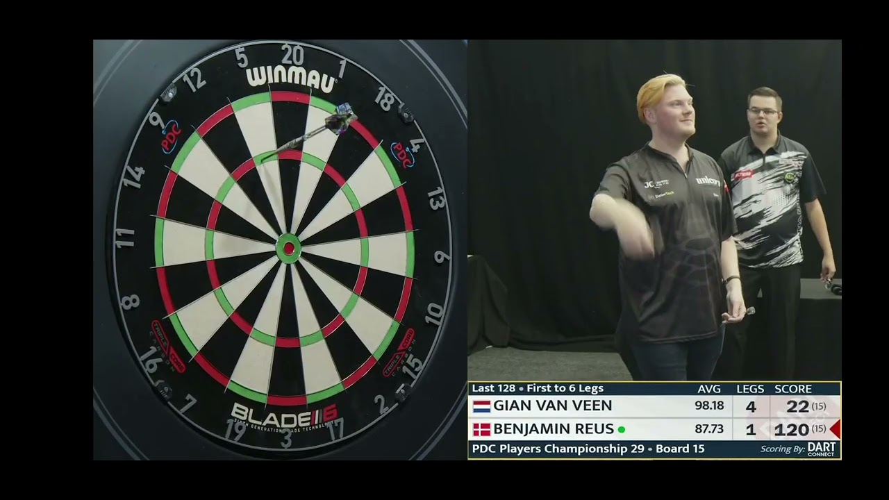 Gian Van Veen vs Bejamin Reus | Players Championship 29 2025 🎯