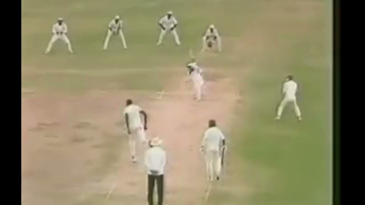 Sanjay Manjrekar 47 off 136 Balls 187 Mins 3 Fours vs West Indies 4th Test, Kingston, 1989