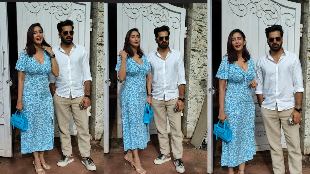 Bade Achhe Lagte Hain Actress Chahatt Khanna With Husband Spotted At Khar
