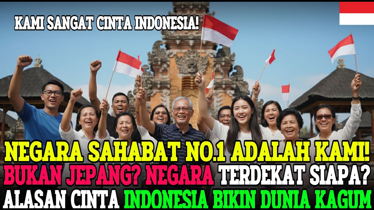 KAMI PALING CINTA INDONESIA!” BUKAN JEPANG—1 DARI 5 WARGA PERNAH KE INDONESIA!