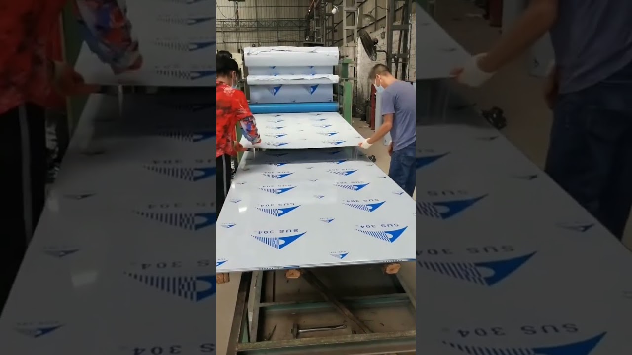 stainless  steel sheet pvc coating