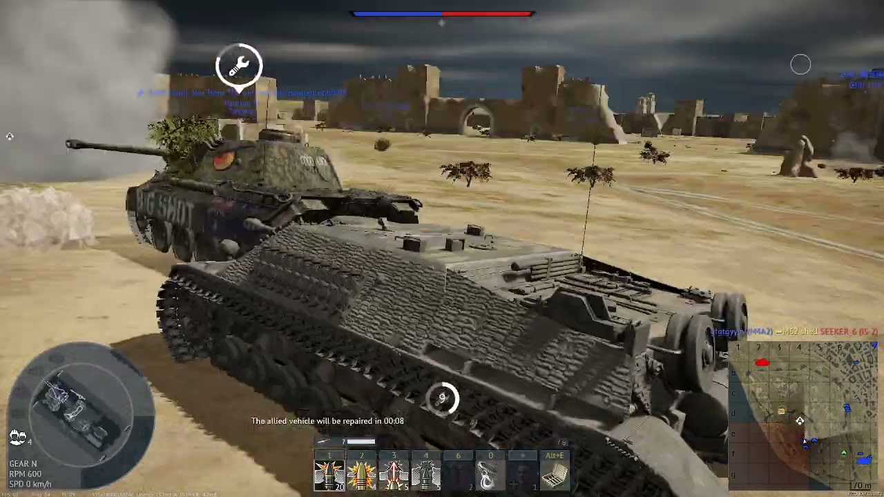 Watch Me get destroyed by the enemies in War Thunder while Spading German Tier 3 Tanks