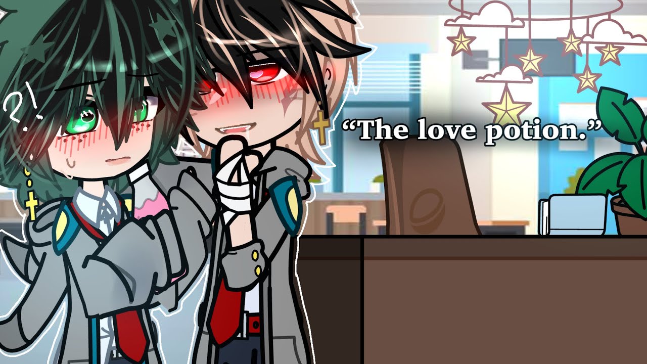 The love potion || meme/trend || BkDk || MHA/BNHA || AU ||