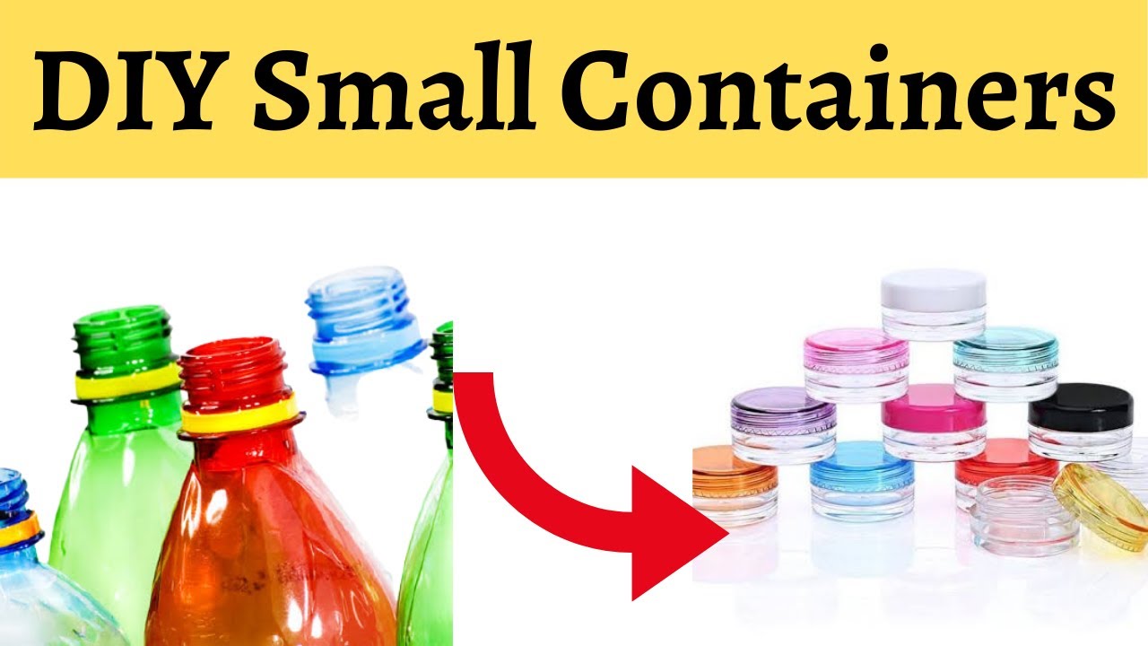 DIY Tiny containers| DIY Makeup Storage Box|How To Make Small Containers in TamilHomemade Containers