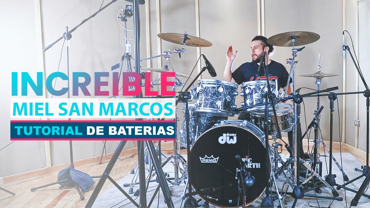 Tutorial de Baterías INCREÍBLE de Miel San Marcos