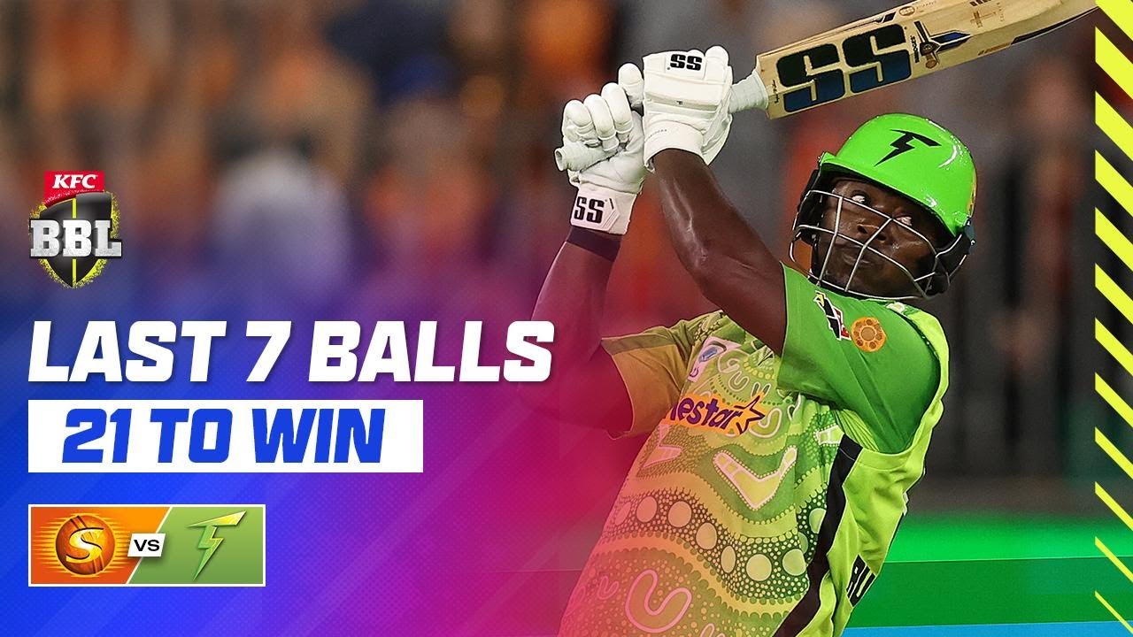 INCREDIBLE Final 7 Balls, 21 To Win | Perth Scorchers v Sydney Thunder | #BBL14