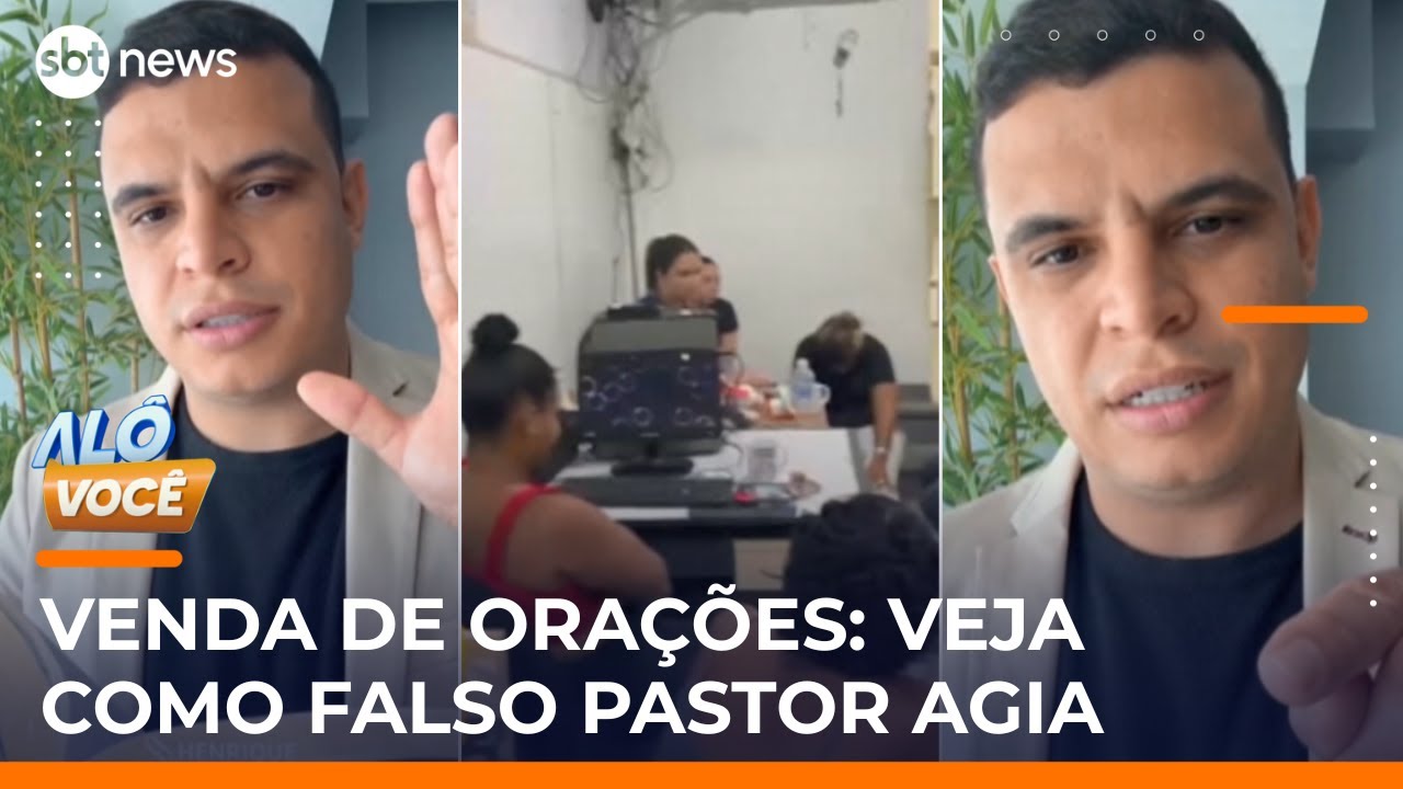 Veja como agia pastor estelionat&aacute;rio que cobrava por ora&ccedil;&otilde;es | #AloVoce