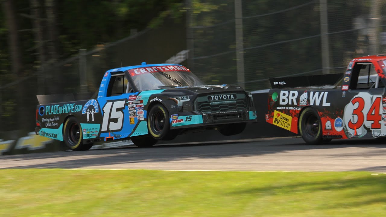 NASCAR Trucks Action From Lime Rock