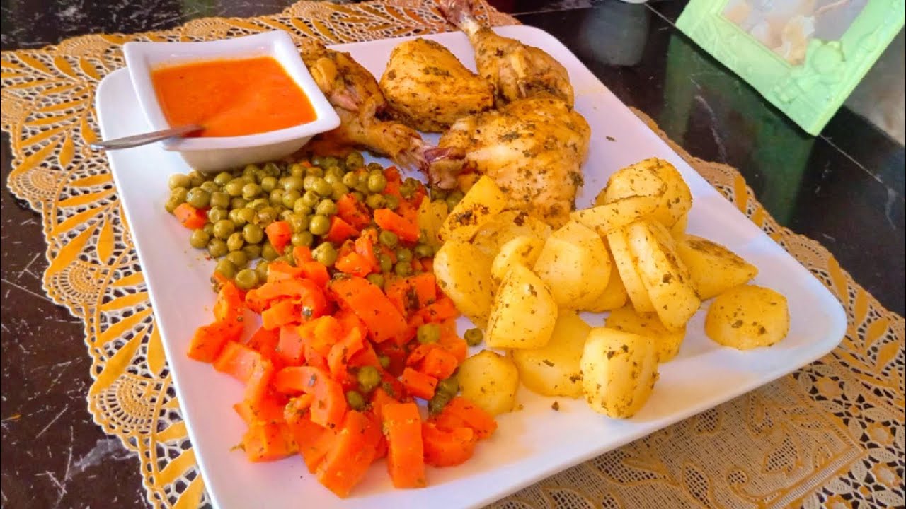 🍗😋ألذ دجاج مبخر بالخضار | وصفة سهلة وخفيفة💯🔥