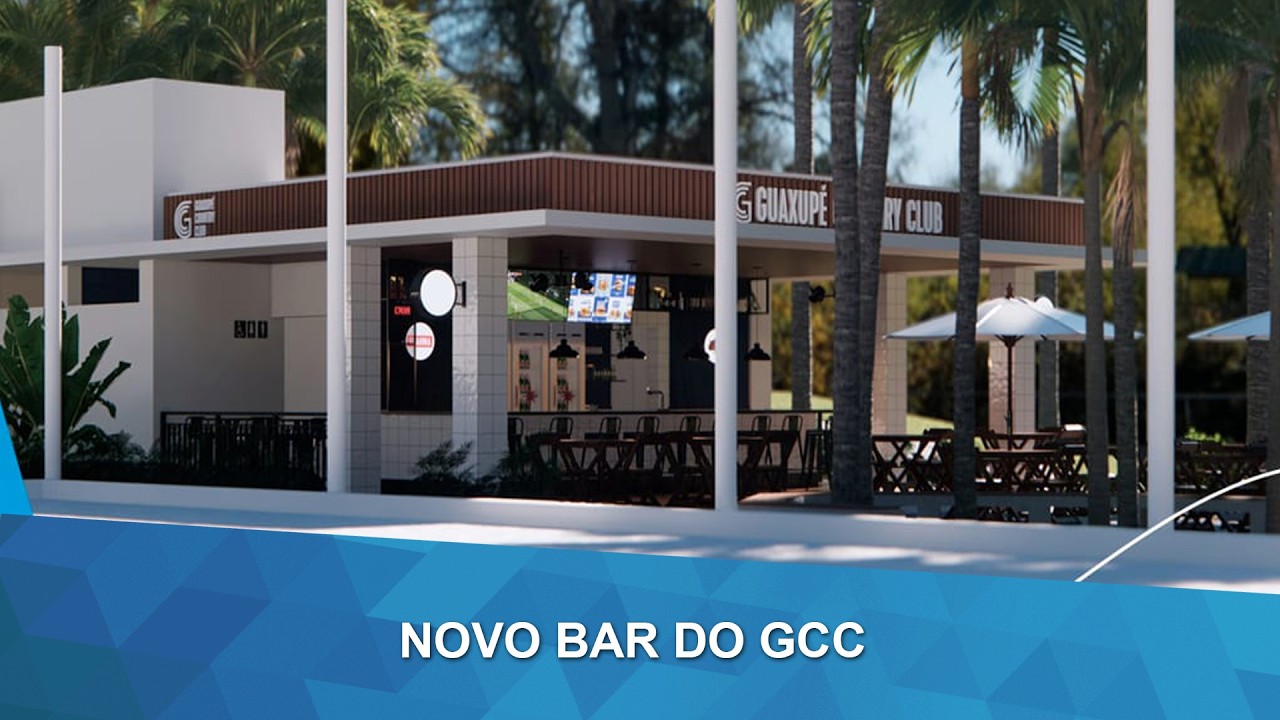 Novo bar e complexo de tênis ampliam estrutura do Guaxupé Country Club