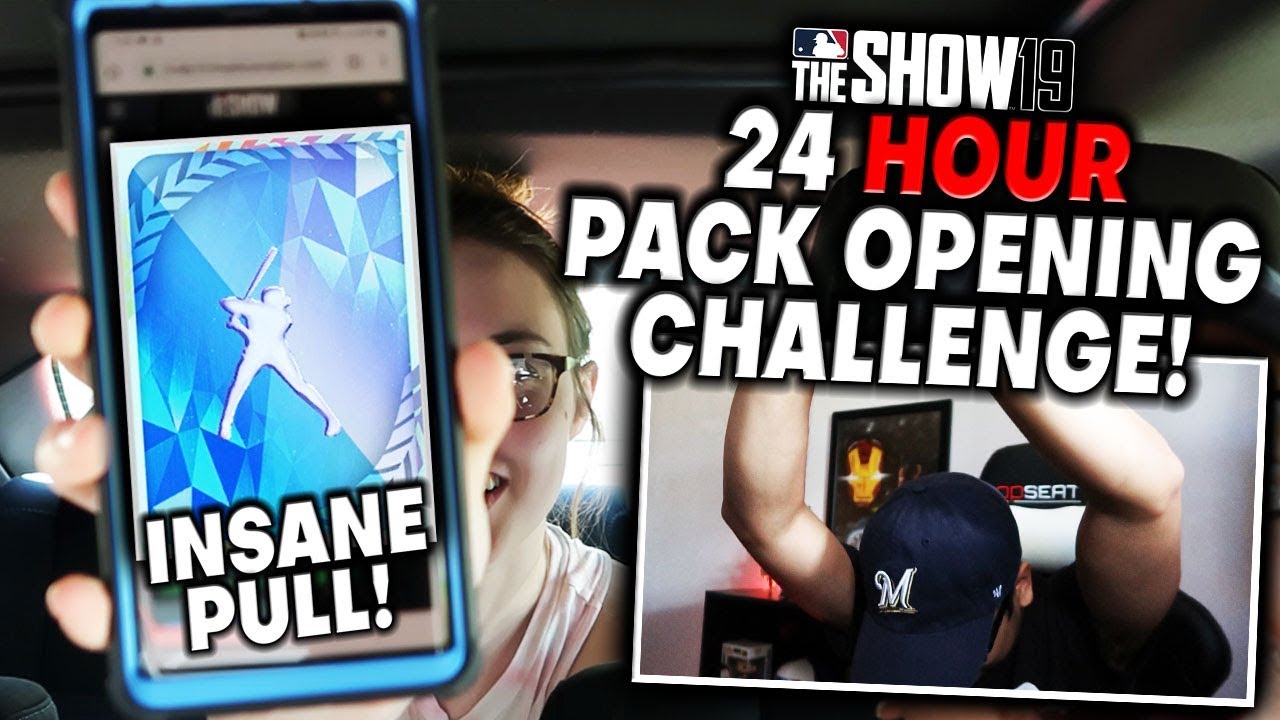 INSANE 24 HOUR PACK OPENING! MLB The Show 19 Diamond Dynasty