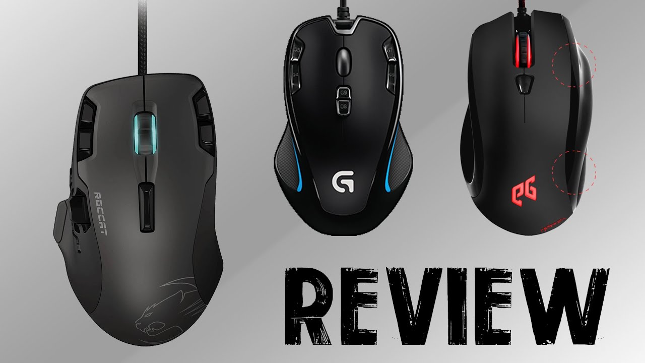 Gaming Mice: Roccat Tyon, Logitech G300s, EpicGear Meduza [Review]
