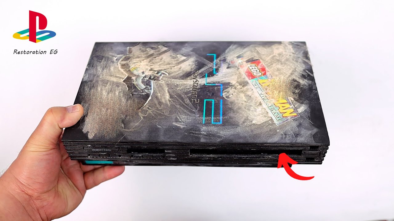 Восстановление и ремонт PlayStation 2 за 5 долларов - Retro PlayStation Restoration-ASMR