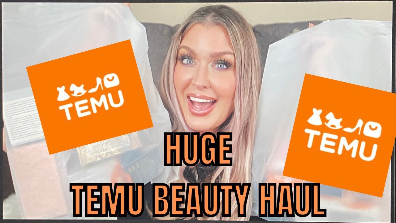 HUGE TEMU MAKEUP AND BEAUTY HAUL | ARE TEMU'S DEALS FOR REAL? | HOTMESS MOMMA MD