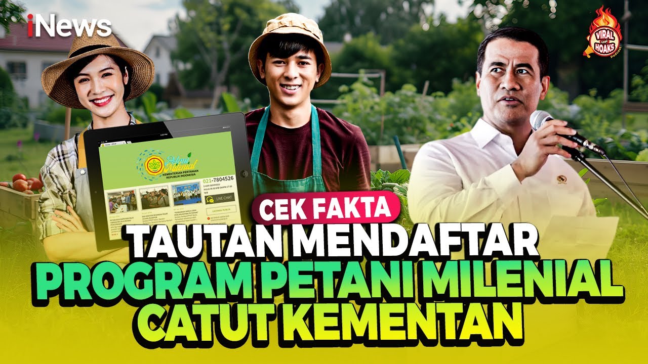 Cek Fakta, Tautan Mendaftar Program Petani Milenial Catut Kementerian Pertanian