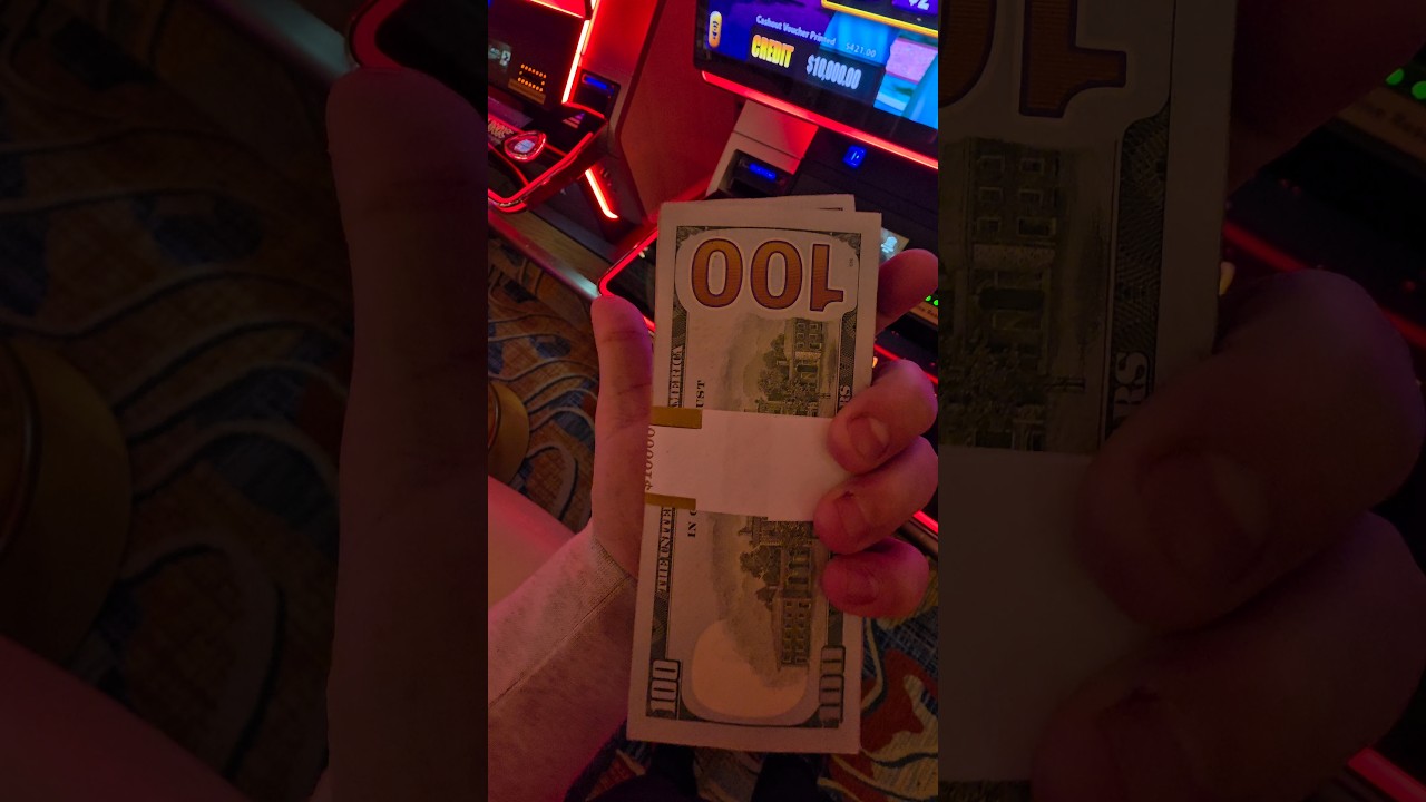 Вращения всего за 375 долларов при выигрыше 10 000 долларов! #vegas #slots #casino