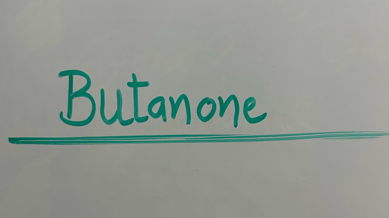 structure of Butanone and Butan-2-one #Butanone #jee#organic