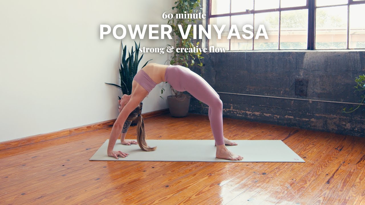 60 Minute Strong Creative Vinyasa | challeging + funky transitions