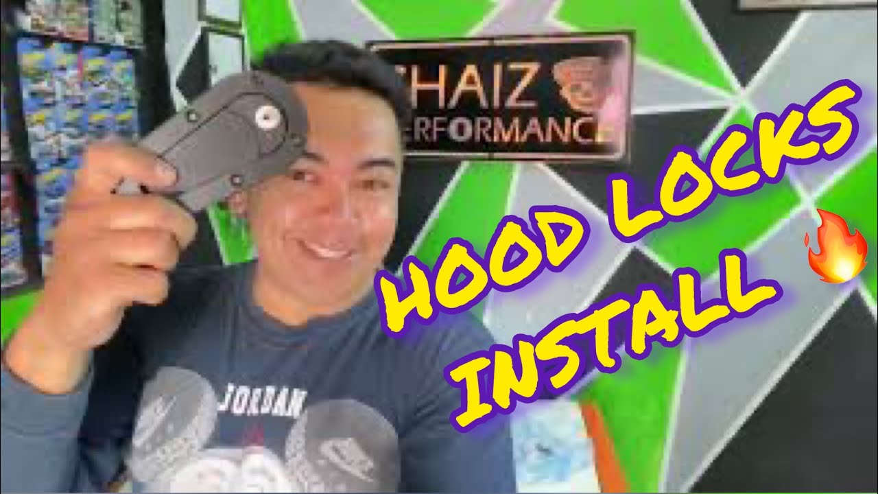Cómo instalar SEGUROS PARA COFRE / HOOD PIN / Chaiz performance